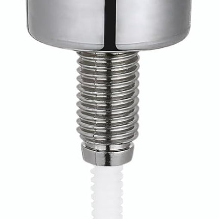 Top Push Button for Toilet Compatible with 49 Flush Valve Durable Replacement Part for Efficient Flushing Ideal for Home Office Commercial Use (Electroplated Silver Plating).