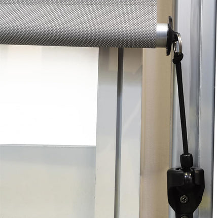 Replacement Shade Parts Bungee End Cap Kit for Exterior Cordless Roller Shades Outdoor Blinds（ 2 Sets） (Black).