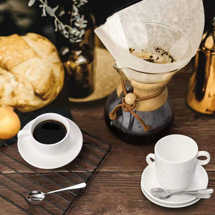 Demitasse Espresso Spoons Set of 6, Mini Coffee Spoon, 18/10 Stainless Steel Small Spoons for Dessert, Tea, Appetizer, 4.7.