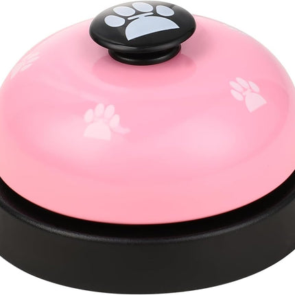 Call Bell Desk Service Bell Front Desk Service Bell Metal Hotel Bell Customer Service Bells Loud Game Pet Training Bell for Restaurant Hotels Kitchen Bar Party Office Pink.