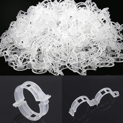 Plastic Plant Clips Essential Garden Tools, Plant Support Clips Tomato Grape Vine Vegetables Plant Fixing Clips,2025 Upgrade Plant Support Garden Clips (Count, 300).