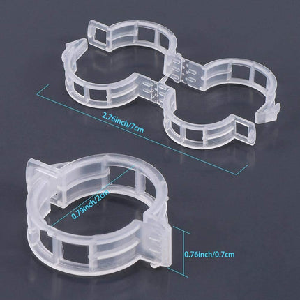 Plastic Plant Clips Essential Garden Tools, Plant Support Clips Tomato Grape Vine Vegetables Plant Fixing Clips,2025 Upgrade Plant Support Garden Clips (Count, 300).
