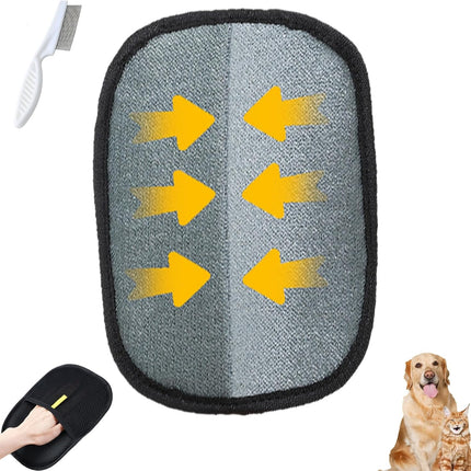 Yomi Pet Hair Remover Glove, Reusable Electrostatic Pet Hair Removal Gloves, For Couch, Furniture, Carpet, Car Seat, Upgraded Animal Fur Removal Tool (1PC).