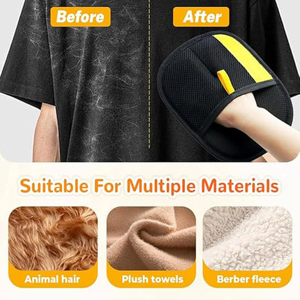 Yomi Pet Hair Remover Glove, Reusable Electrostatic Pet Hair Removal Gloves, For Couch, Furniture, Carpet, Car Seat, Upgraded Animal Fur Removal Tool (1PC).