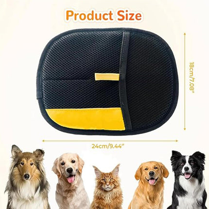 Yomi Pet Hair Remover Glove, Reusable Electrostatic Pet Hair Removal Gloves, For Couch, Furniture, Carpet, Car Seat, Upgraded Animal Fur Removal Tool (1PC).