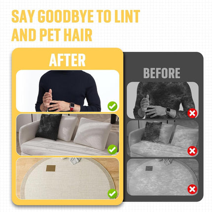 Double-Sided Pet Grooming Gloves - Electrostatic Hair Removal Tool, Cat & Dog Grooming (Plus size(2pcs)).