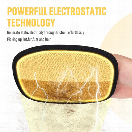 Double-Sided Pet Grooming Gloves - Electrostatic Hair Removal Tool, Cat & Dog Grooming (Plus size(2pcs)).