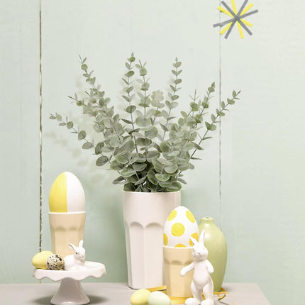 18pcs Eucalyptus Stems Artificial Eucalyptus Leaves Stems Artificial Fake Flowers for Home Office Flowers Bouquet Centerpiece Wedding Decoration Christmas Decor 2025.