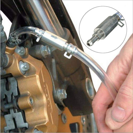 Brake Bleeder Hose One Way Check Valve, Brake Fluid Replacement Kit, Car Brake Bleeder Hose with One Way Check Valve, Universal Brakes Bleeder Tool Cars Accessories for Car Motorbike Bike (2 Set).