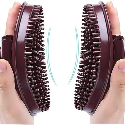 Meridian Massage Brush Calf Neck Waist Massager Abdominal Back Slimming Brush Guasha Scraping Weight Loss Body Massager (2 pc).