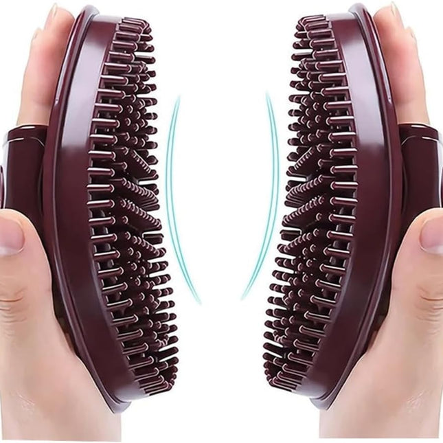 Meridian Massage Brush Calf Neck Waist Massager Abdominal Back Slimming Brush Guasha Scraping Weight Loss Body Massager (2 pc).