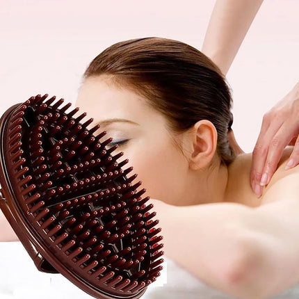Meridian Massage Brush Calf Neck Waist Massager Abdominal Back Slimming Brush Guasha Scraping Weight Loss Body Massager (2 pc).