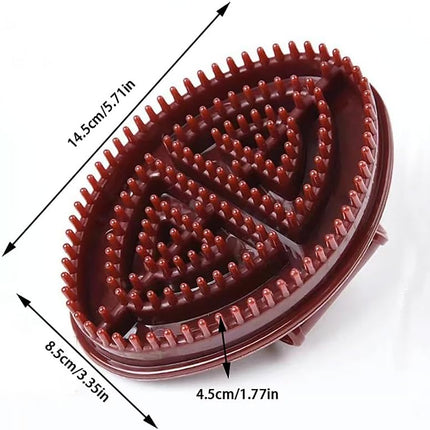 Meridian Massage Brush Calf Neck Waist Massager Abdominal Back Slimming Brush Guasha Scraping Weight Loss Body Massager (2 pc).