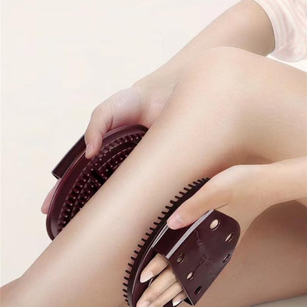 Meridian Massage Brush Calf Neck Waist Massager Abdominal Back Slimming Brush Guasha Scraping Weight Loss Body Massager (2 pc).