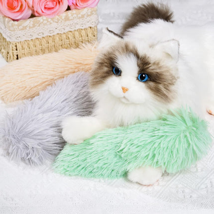 3pcs Cat Toys Cat Pillows, Catnip Toys Interactive Cat Kicker Toy Soft and Durable Plush Fabric Kick Sticks Chasing Chewing Filled Chew for Puppy Kitty Exercise (Gray, Beige, Grass Green).