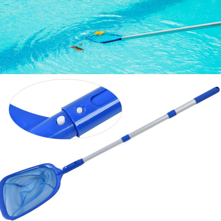 Pool Skimmer with Retractable Rod for Cleaning Surface of Swimming Pools Hot Tubs Spas Fountains.