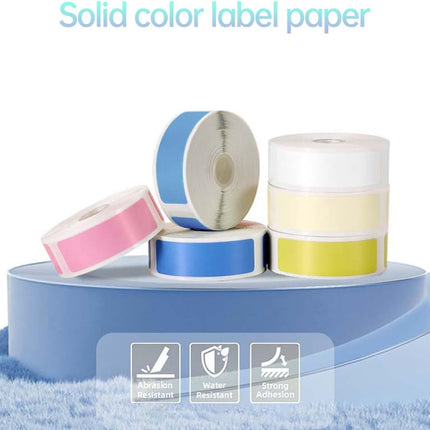 MARKLIFE VRETTI Printer Compatible 12x40mm 160 Label Roll in White Blue Yellow Pink.