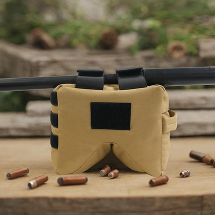 Front or Rear Squeeze Bag Shooting Range Bag Bench Bag with Strap for Shooting Hunting.