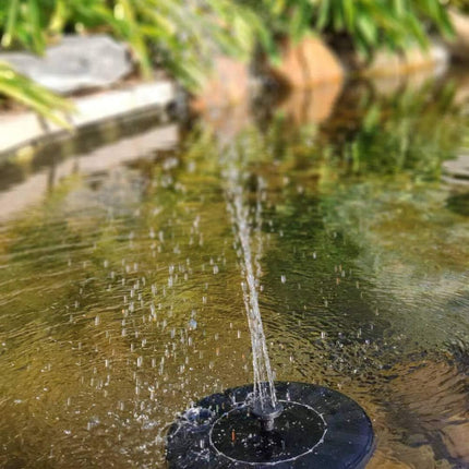 Solar Birdbath Fountain Pump 2.4W Floating Water Fountain Panel Kit for Bird Bath Small Pond Garden Patio and Lawn.