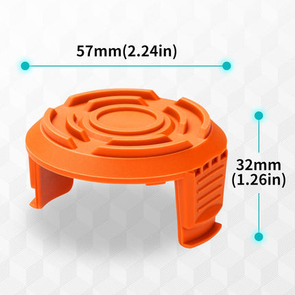 Spool Cap Cover for Worx,Trimmer Replacement Spool Cap Covers for Worx,Suitable for Worx Weed Eater (3 Pack).