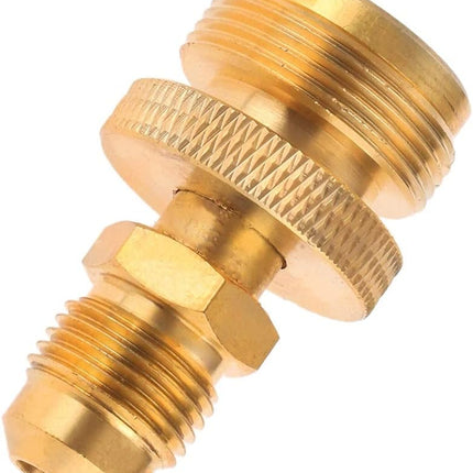 1Pcs 1lb Propane Tank Cansiter Regulator Adapter Convert to 3/8 Male Flare Portable Brass Camping Grill Stove Parts Gas Connector (1Pcs 3/8 Male Flare Adapter).