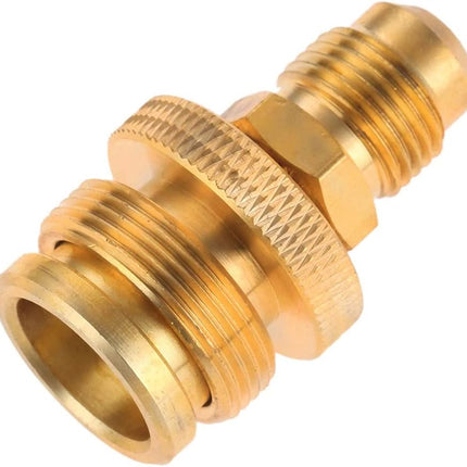 1Pcs 1lb Propane Tank Cansiter Regulator Adapter Convert to 3/8 Male Flare Portable Brass Camping Grill Stove Parts Gas Connector (1Pcs 3/8 Male Flare Adapter).