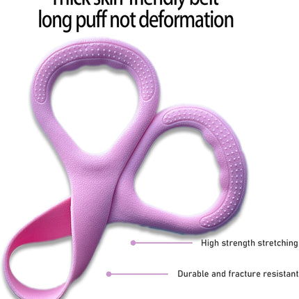 Figure 8 Fitness Resistance Band, Elastic Bands for Working Out,Arm,Back Training Elastic Ropes, Exercise Equipment for Yoga, Pilates,Physical Therapy,Stretching（3 Pack）.