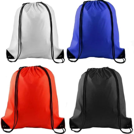 4Pcs Drawstring Backpack Bags Sports Cinch Sack String Backpack Storage Bags for Gym Traveling.