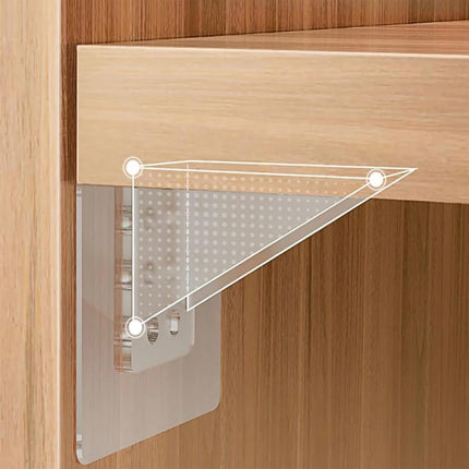 12Pcs Punch Free Shelf Support Peg，Self Adhesive Support Shelf Bracket，Strong Load Bearing for Shelves Kitchen Cabinet Book Closet,Solid Shelf Bearing 15kg.