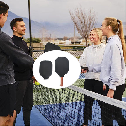 2pcs Racquet Cover for Pickleball, 8.6 x 12.2 Inch Neoprene Paddle Cover for Pickleball Racket Sleeve Storage Bag Compatible for Most USAPA Standard and Elongated Pickball Paddles.