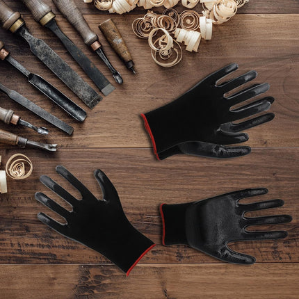 72 Pairs Gardening Gloves for Men Women Rubber Coated Work Gloves for Men Women Multipack Safety Construction Glove for Gardening Assembly Landscaping Construction.