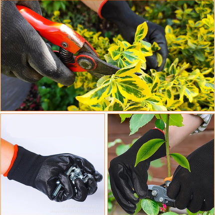 72 Pairs Gardening Gloves for Men Women Rubber Coated Work Gloves for Men Women Multipack Safety Construction Glove for Gardening Assembly Landscaping Construction.