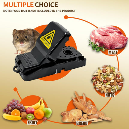8Pack Mouse Trap, Mice Traps Indoor and Outdoor, Humane Small Mouse Snap Trap, Reusable Mouse Catcher Easy to Set Bait and Release.