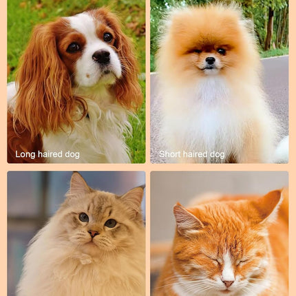 2 PCS flea Comb for Dogs and Cats - Promotes Hair Growth and Removes Loose Hair, Knots.