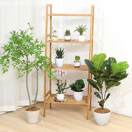 16Pcs Plant Saucer, Heavy Duty Clear Plastic Plant Tray, Durable Round Flower Pot Saucer, Large Plant Dishes Saucer, Planter Water Drip Trays for Indoor Outdoor Garden Potted.