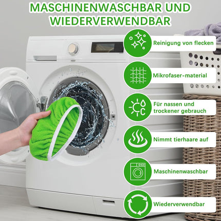 8Pcs Reusable Mop Pads Compatible with Swiffer Sweeper Mop, Dry Sweeping Cloths, Washable Microfiber Wet Mop Pads Refill for Household Cleaning.