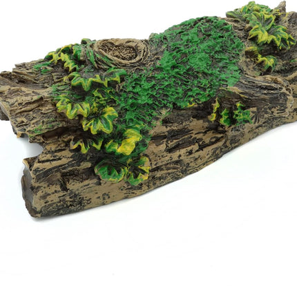 Aquarium Decorations Resin Hollow Tree Trunk Ornament, Bettas House Cave Wood House Decor for Fish Tank (HS-SP207).
