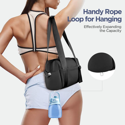 Mini Gym Bag for Women Girls Small Gym Tote Bag with Wet Compartment Waterproof Travel Duffle Bag Cute Workout Sport Bag.