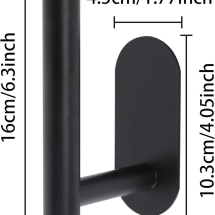 2 Pack Adhesive Curtain Holdbacks - No Drill Curtain Tie Backs & Pull Backs Curtain Holders for Drapes (2, Black).