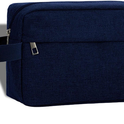Toiletry Bag for Men,  Travel Shaving Bag Dopp Kit Water-Resistant Cosmetic Bag Travel Organizer for Toiletries Accessories (Navy Blue).