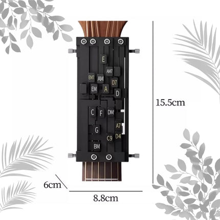 Guitar Chord Presser - Guitar Aid Chords Trainer,electric guitar auxiliary, guitar learning tool for beginners,portable guitar chord training aid, practice suitable for family children and friends (1).