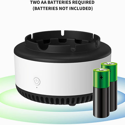 Smokeless Ashtrays for Cigarettes Indoor, Air Purifier,Best Gifts for Smokers, Suitable for Home Car Office Outdoor- Gray.