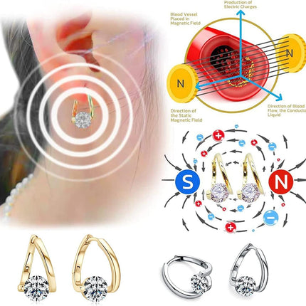 Flysmus Halolux Lymphatic Magnetic Earrings (2pairs-B).