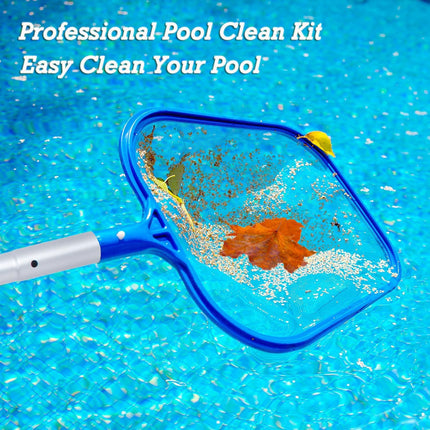 2 Pack Pool Skimmer Net, Hot Tubs Nets Fine Mesh Leaf Rake for Cleaning Surface of Pond Swimming Pool Cleaning Supplies and Accessories.