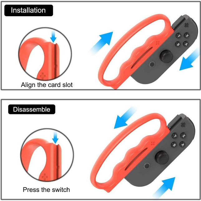 Grips for Nintendo Switch Fitness Boxing, Fit Boxing Clasp Accessories Handle for Adults and Children, for finger arcs, non-slip, making your boxing game experience smoother.