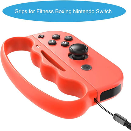 Grips for Nintendo Switch Fitness Boxing, Fit Boxing Clasp Accessories Handle for Adults and Children, for finger arcs, non-slip, making your boxing game experience smoother.