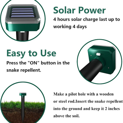 Snake Repellent for 0utdoors, 8 Pack Snake Repeller Outdoor, Snake Repellent for Yard Powerful, Snake Away Scare for Outdoors Lawn Garden and Yard.