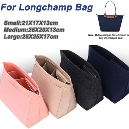 tote insert organizer bags for longchamp bag women le pliage tote organizer 1028beige-L.