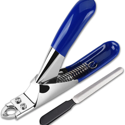 Dog Cat Nail Clippers, Professional Pet Claw Trimmer, Free Nail File, Stainless Steel Razor Sharp Blade Dog Toes Cutter Grooming Tools for Small Medium Large Animal Pets Blue.