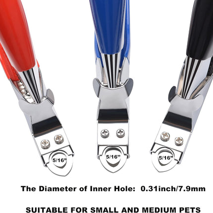 Dog Cat Nail Clippers, Professional Pet Claw Trimmer, Free Nail File, Stainless Steel Razor Sharp Blade Dog Toes Cutter Grooming Tools for Small Medium Large Animal Pets Blue.